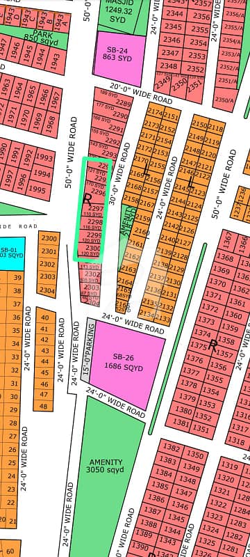 SINGLE BELT T SHAPE FACING WEST OPEN 50 FEET ROAD FACING 120 SQ YARDS PLOT FOR SALE AT NTR-01