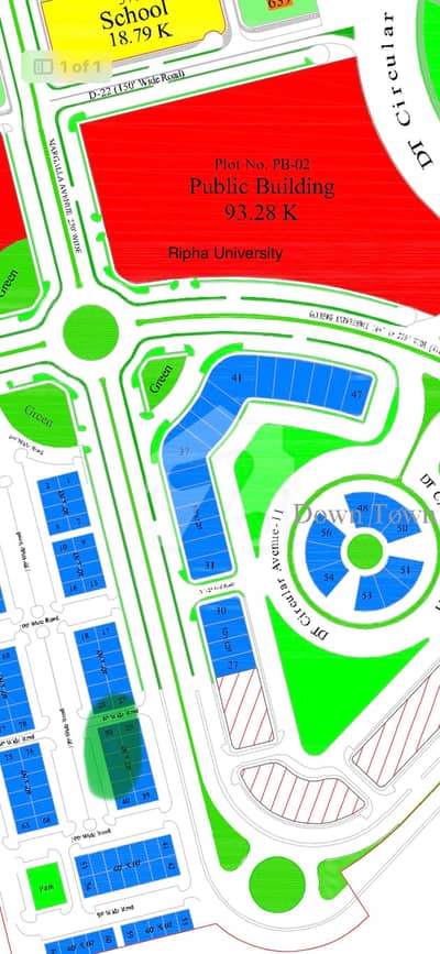 Gulberg Green Dawan Town Opposite Ripha International University and Hospital 100% Cutting land Very near to position Best option For Investment Gulberg Green Dawan Town Opposite Ripha International University and Hospital 100% Cutting land Very near to position Best option For Investment