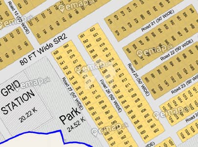 14 Marla Plot DHA Margalla Orchard Block A , 40x80 ft Near to corner plot