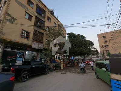 Corner Flat Of 1300 Square Feet Available For Sale In North Nazimabad - Block J