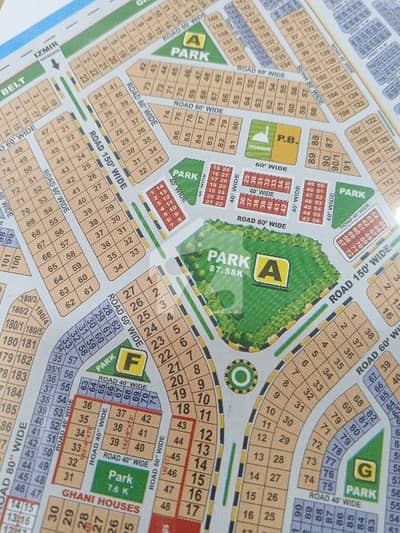 8 Marla facing park proper commercial mape approved with 6 floor