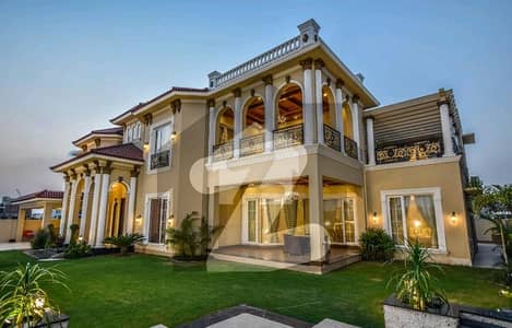 2 Kanal Top Quality Royal Class Spanish Design 1 Kanal Lawn + Kanal Luxury House For Sale In Phase 6