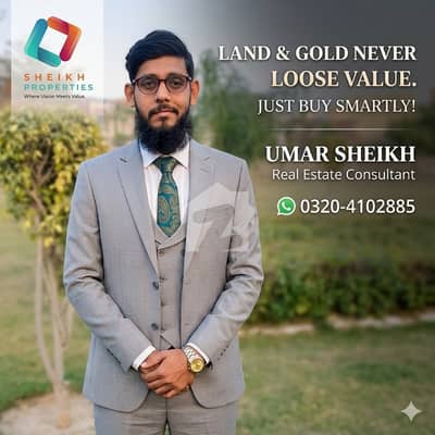 1 KANAL RESIDENTIAL PLOT AT 100 FT WIDE ROAD FOR SALE | PRIME LOCATION| NEAR TO AMENITIES| BEST FOR BUILDERS