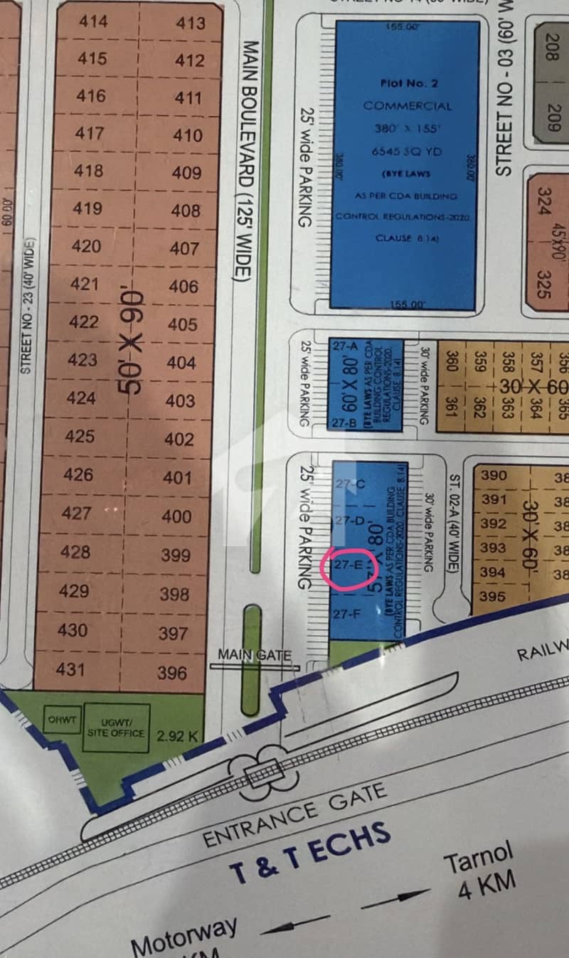 1 KANAL COMMERCIAL PLOT AVAILABLE FOR SALE 1 KANAL COMMERCIAL PLOT AVAILABLE FOR SALE