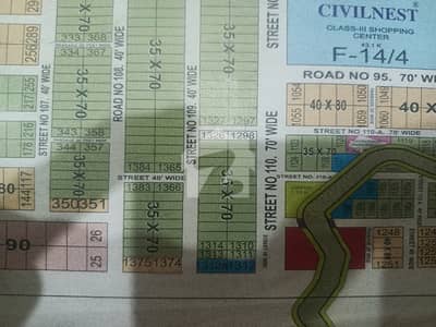 70ft wide road Plot Available For Sale in FGEHA Sector F-14/4, Islamabad.