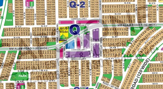 1 Kanal Prime Location Plot Sector Q, DHA Multan | Ideal for Dream Home or Investment