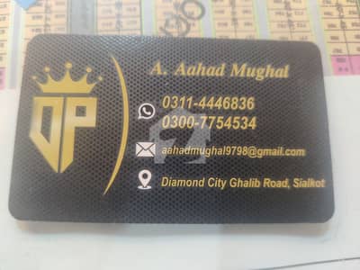 ڈائمنڈ سٹی غالب روڈ,سیالکوٹ میں 6 مرلہ رہائشی پلاٹ 62.0 لاکھ میں برائے فروخت۔
