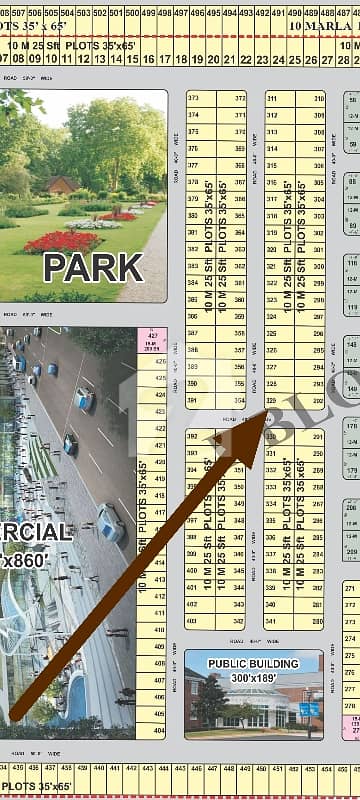 Corner Plot P Block 40ft Road