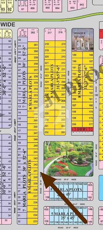 J1 Block Facing Park 8Marla For Sale