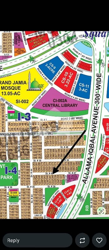 DHA Multan Sector I 1 Kanal Residential Plot Near To Park, Masjid And Commercial.