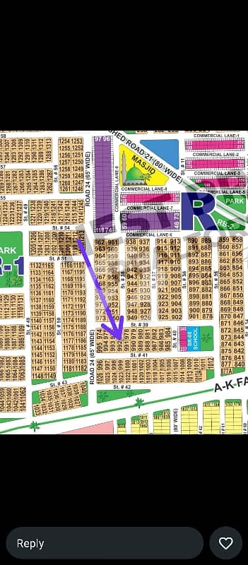 DHA Multan Sector R 1 Kanal Residential Plot Near To Park, Masjid And Commercial.