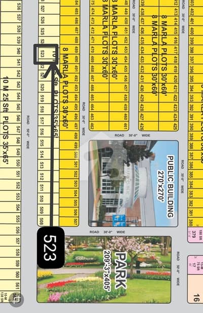 Q BLOCK 10 Marla Plot For Sale (523)