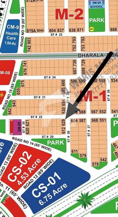 M SECTOR CORNER & 80 FT NORMAL PLOT FOR SALE