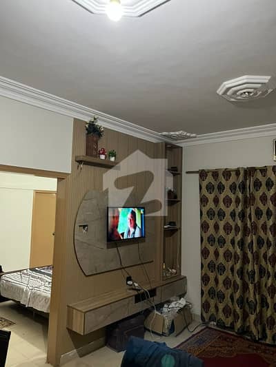 GOLDEN OPPORTUNITY FLATE AVAILABLE FOR SALE GOLDEN HEIGHTS 3 BED DD GULISTAN E JOHAR BLOCK 13