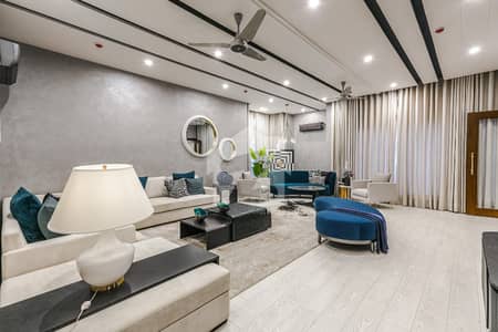 A House Of 40 Marla In DHA Phase 8 - Block T Brand New Full Basement Full Furnished Swimming Pool Home Theater Lift Facinh 150 Feet Road Very Nice Location