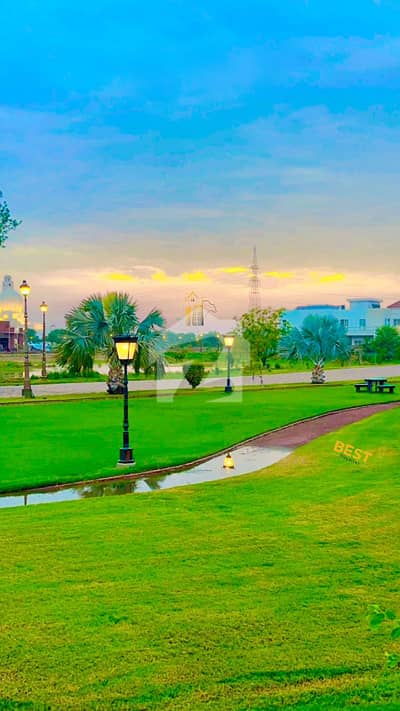 1 Kanal Plot For SALE Most Prime Block Of In Block M 4 Golf Estate 2 Lake City Lahore