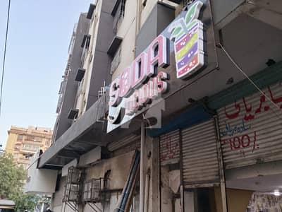 SIDE ROAD SHOP FOR RENT IN HUANDI CITY BLOCK 17 GULISTAN-E-JAUHAR KARACHI