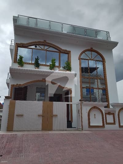 Brand New Corner Triple Storey White House Available For Sale Located D-12 Islamabad