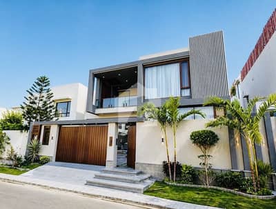 500 Yards Brand New Top Quality Bungalow Semi Furnished Pool Basement Available For Sale