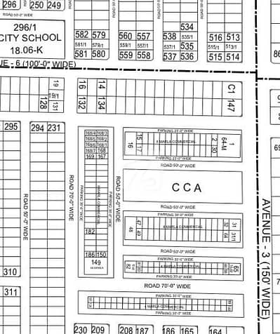 O8-Marla commercial Cca-1 phase 6 70'ft road only 1-option available for sale