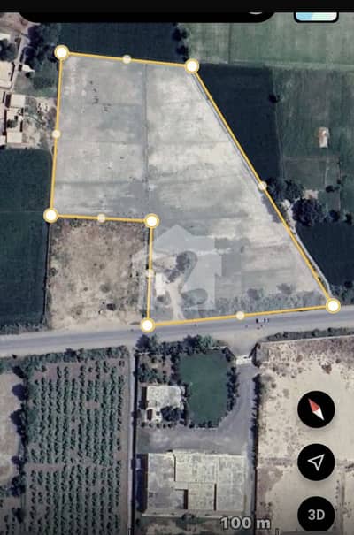 37 Kanal For Sale With 440 Ft Front For Sale On Main Road Opposite To Wahaj Rice Mills