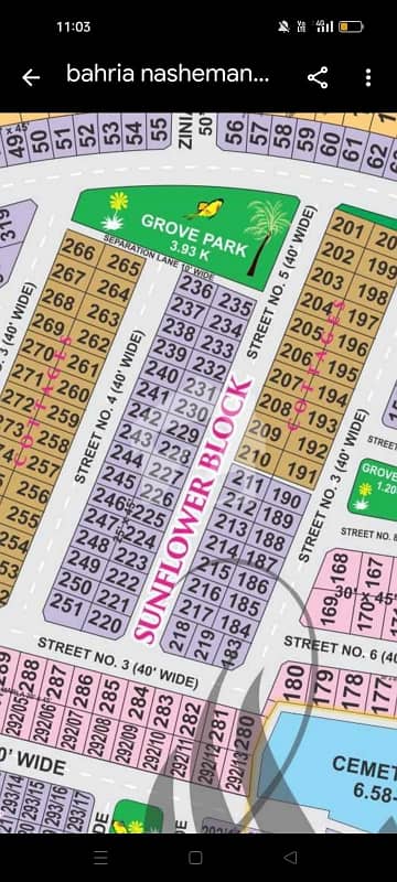 6 Marla Plot For Sale In Sunflower Block Bahria Nasheman Lahore