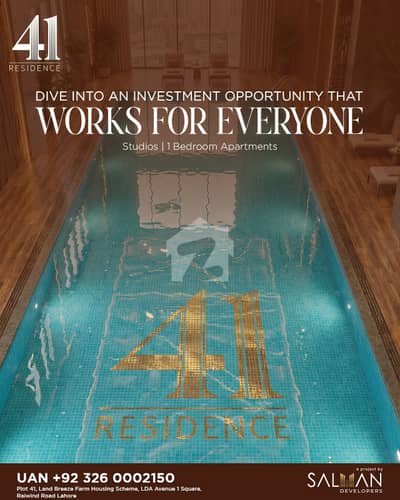 Luxury Studio Apartment For Sale On Main Raiwind Road