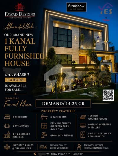 Dha Phase 7 Fully Furnished House For Sale