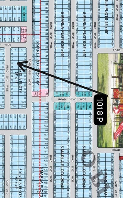 P Block 5 Marla Top Location Plot For Sale
