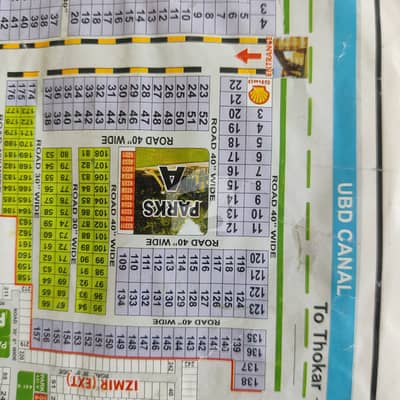 2 Kanal Commercial Plot Available For Sale Canal Bank Road