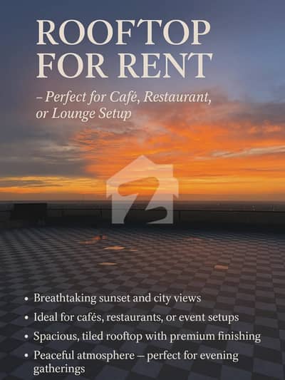 Roof Top For Rent At Adiala Tower For Cafe or Restaurant