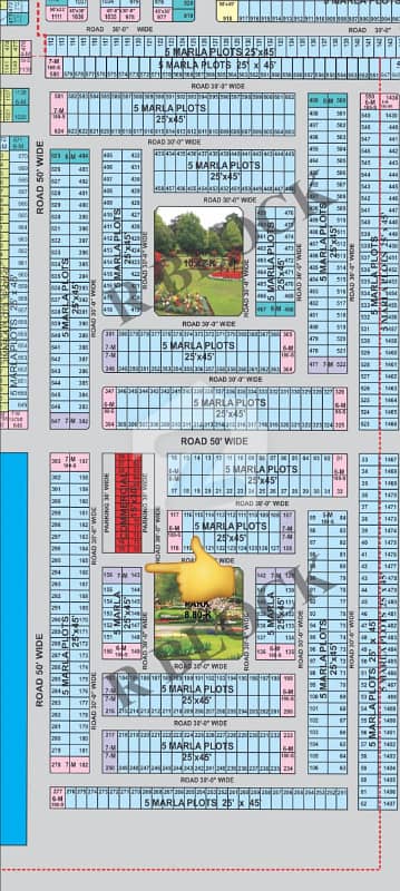 7 Marla Facing Park Corner Plot Available