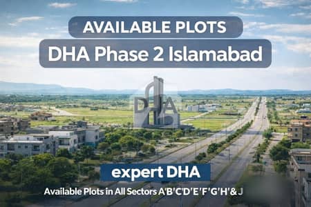 One Kanal Plot For Sale prime location plot for sale in DHA 2 Islamabad very reasonable price ready for Construction call for details