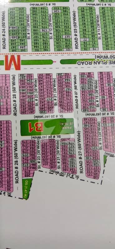 5 Marla Facing Park Plot For Sale In Lake City Lahore