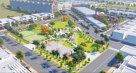 6.66 Marla 3 Sides Open Corner Commercial Plot 64-65 - On Main Boulevard - Front: 60 Ft | Back: 30 Ft | Greenwood City Jhang