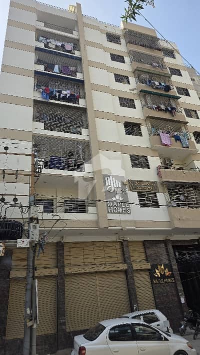 چاندنی چوک سوسائٹی گلشنِ اقبال,گلشنِ اقبال ٹاؤن,کراچی میں 2 کمروں کا 4 مرلہ فلیٹ 2.4 کروڑ میں برائے فروخت۔