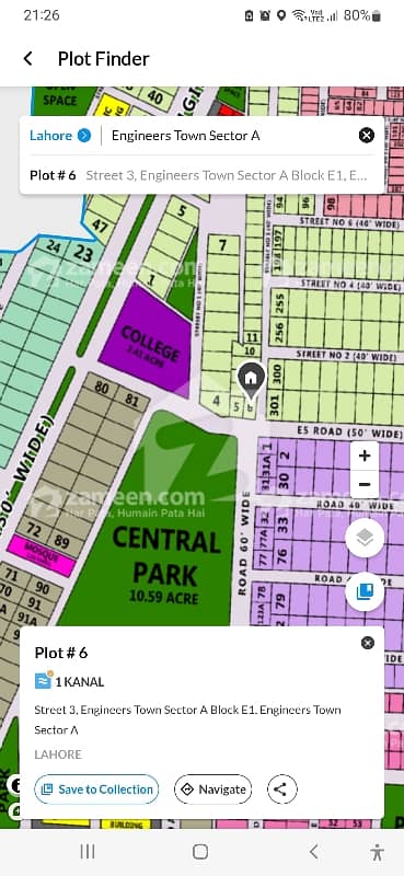 20 Marla Corner, Facing Main Park.
