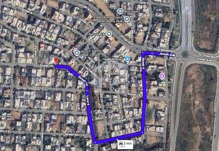1 Kanal South-Facing Plot DHA-2 Sector G, Street 16