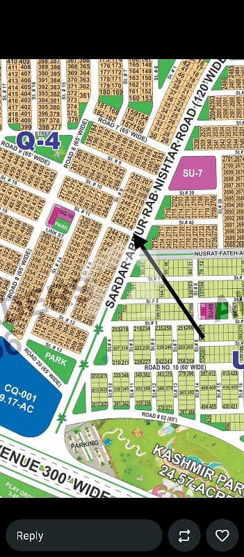 DHA Multan Sector Q 1 Kanal Corner On 120ft Road Plot Near To Park, Masjid And Commercial. DHA Multan Sector Q 1 Kanal Corner On 120ft Road Plot Near To Park, Masjid And Commercial.