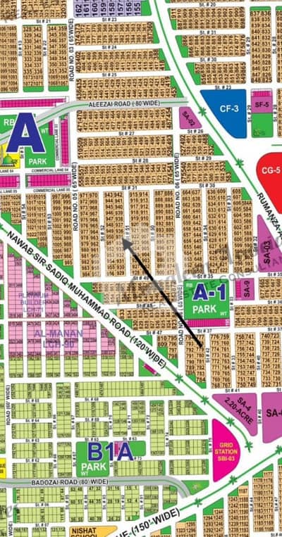 DHA Multan Sector A 1 Kanal Residential Plot Near To Park, Masjid And Commercial.