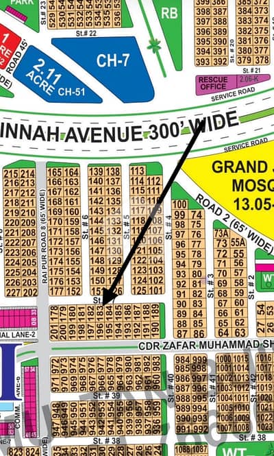 DHA Multan Sector I 1 Kanal Residential Plot Near To Park, Masjid And Commercial.