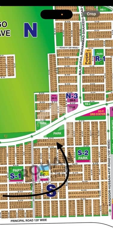 DHA Multan Sector S 1 Kanal Park Facing Residential Plot Near To Park, Masjid And Commercial.