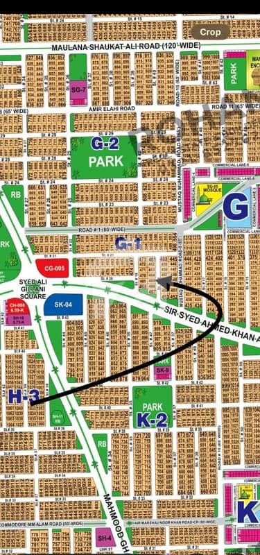 DHA Multan Sector G 1 Kanal Residential Plot Near To Park, Masjid And Commercial.