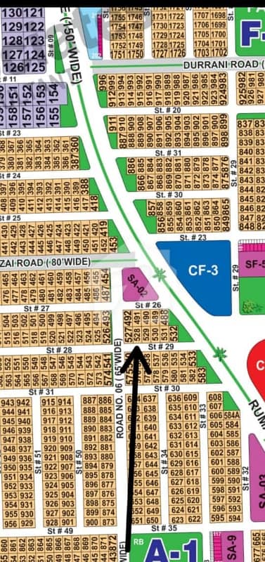DHA Multan Sector A 1 Kanal Residential Plot Near To Park, Masjid And Commercial.
