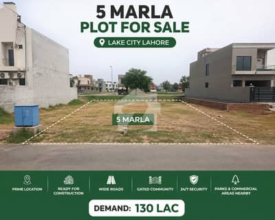 5 Marla Plot for Sale in Lakecity M7