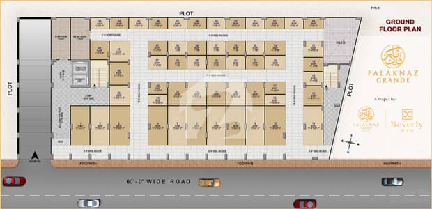 Falaknaz Grande CORNER Commercial Shop Available On Installment