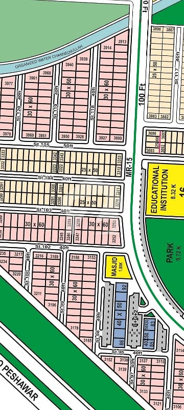 8 Marla Solid Sun Face Plot Block F Multi Garden B17 For Sale