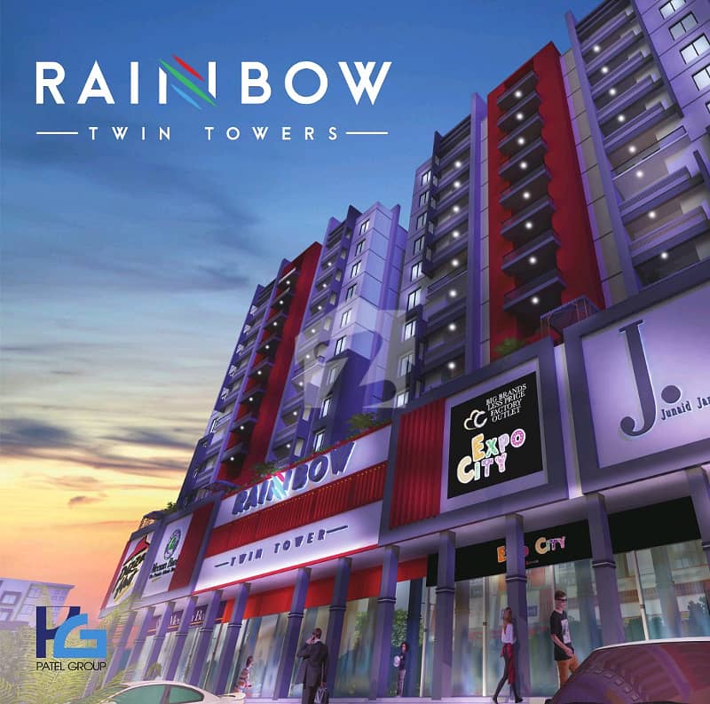 Wonderful Flats For Sale In Rainbow Twin Towers Adjacent To Rainbow ...