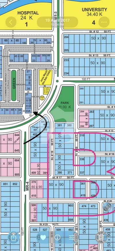 12 Marla Corner Commercial Plot At 22.50 Cr At B Block Marzak, Sector B17 Islamabad