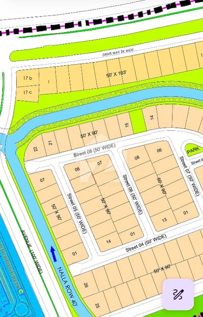 1 Kanal Plot For Sale Bahria Enclave